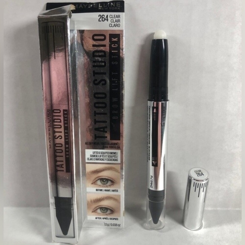 Maybelline Tattoo Studio Brow Lift Stick Clear 264 NEW NIB